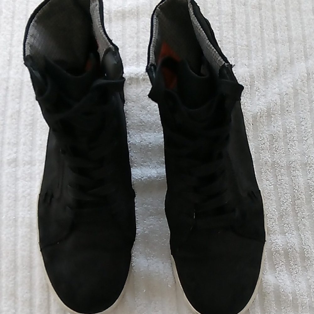 Harley-Davidson Men's Black High-Top Sneakers